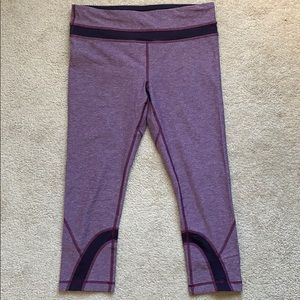 Purple Lululemon Crops